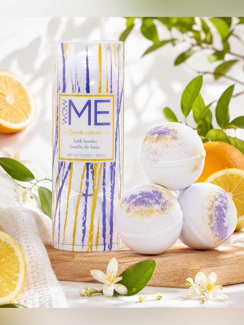WOW ME Fresh Citrus Bath Bomb Set